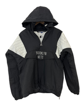 Load image into Gallery viewer, Brooklyn Nets Vintage Starter Pullover Puffer Jacket
