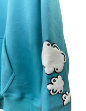 Load image into Gallery viewer, Above the Cloudz Hooded Sweatshirt [Blue]
