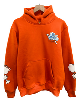 Load image into Gallery viewer, Above the Cloudz Hooded Sweatshirt [Orange]
