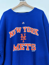 Load image into Gallery viewer, New York Mets Waffle Crewneck Long Sleeve T-Shirt
