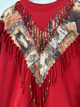 Load image into Gallery viewer, Vintage Distressed Beaded Stallion Shirt
