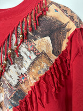 Load image into Gallery viewer, Vintage Distressed Beaded Stallion Shirt
