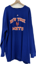 Load image into Gallery viewer, New York Mets Waffle Crewneck Long Sleeve T-Shirt
