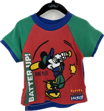 Load image into Gallery viewer, Vintage Mickey Mouse Youth Baseball T-Shirt
