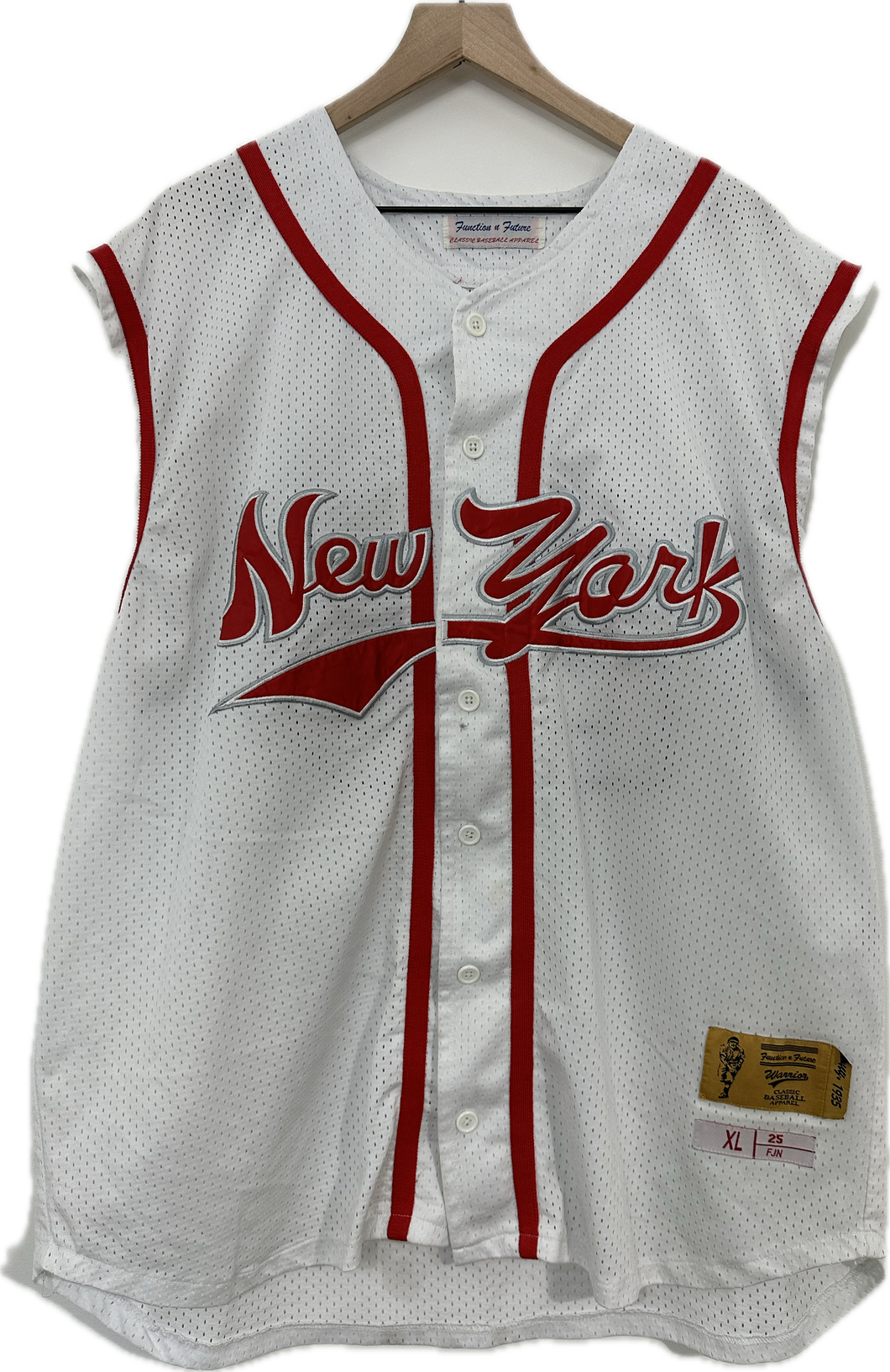 Vintage New York Sleeveless Baseball Jersey