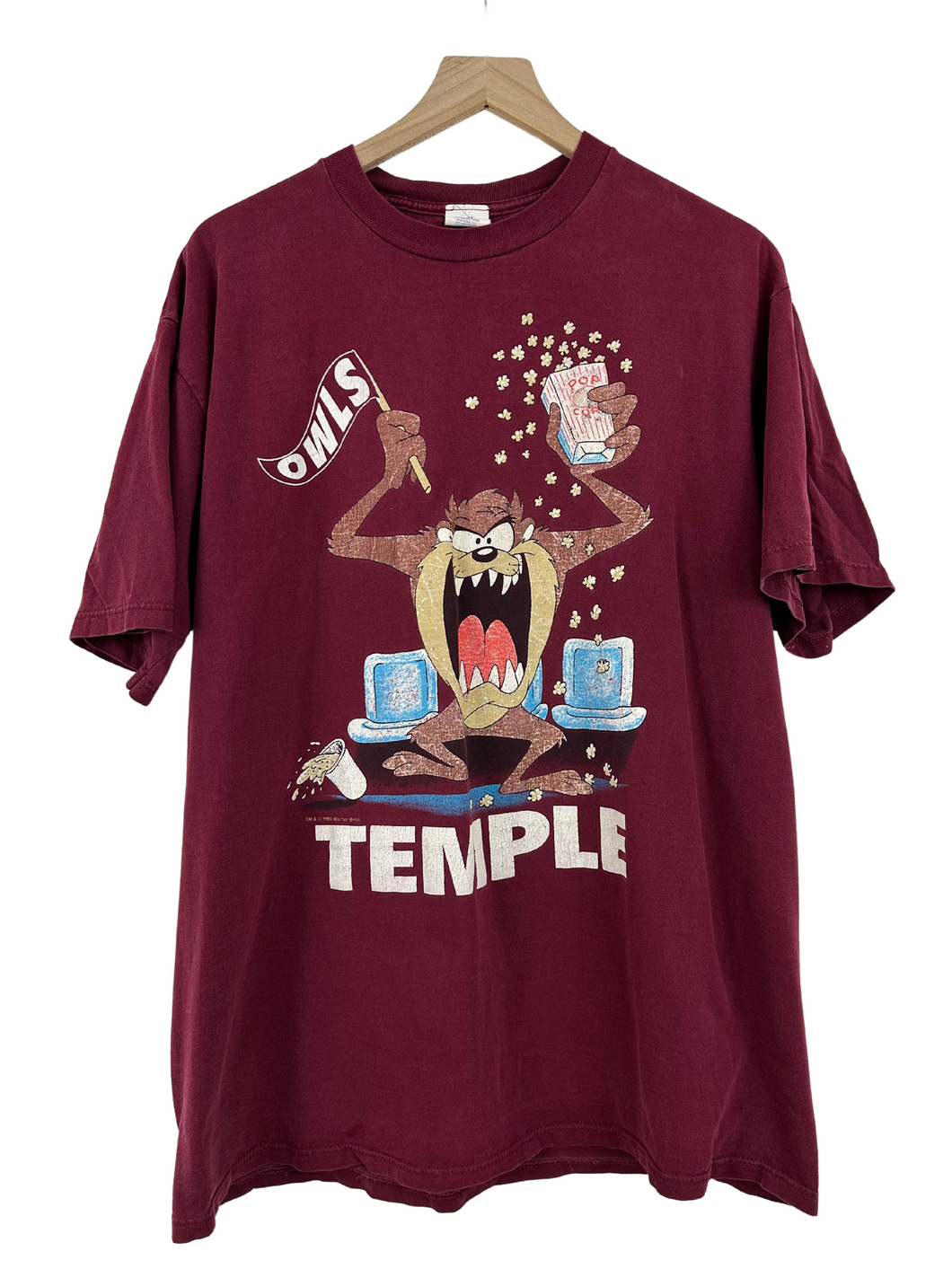 1993 Vintage Temple Owls x Tasmanian Devil T-Shirt