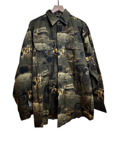 Load image into Gallery viewer, AOP Woods Camo Print x Deer Print Button Up Shirt
